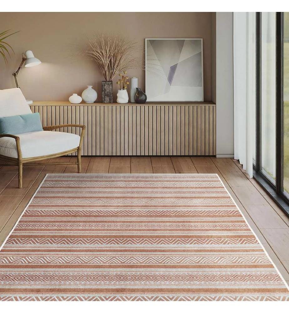 Tapis, 60 x 100, rose, 100% POLYESTER