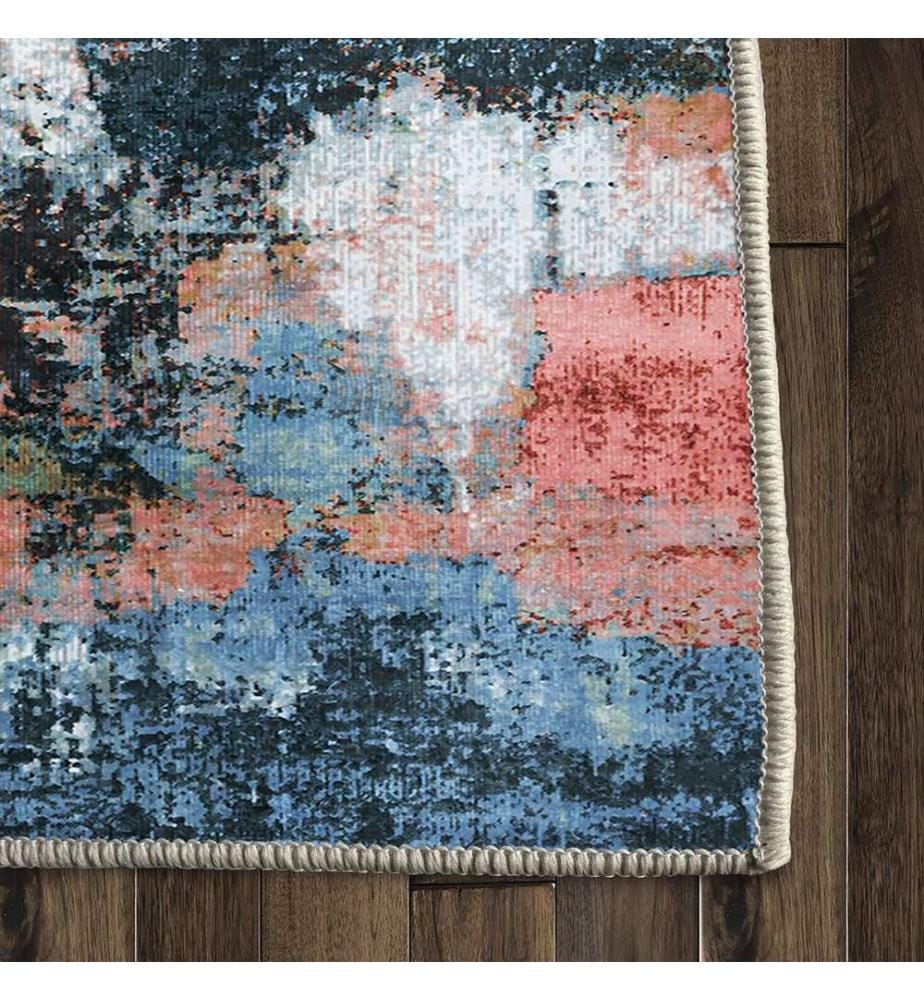 Teppich, 60 x 100, mehrfarbig, 100 % Polyester