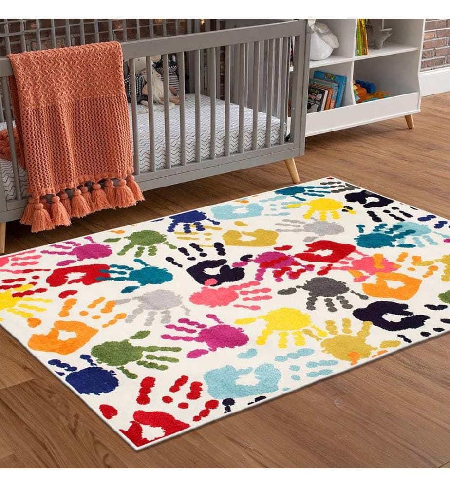 Teppich, 80 x 300 cm, mehrfarbig, 100 % Polyester