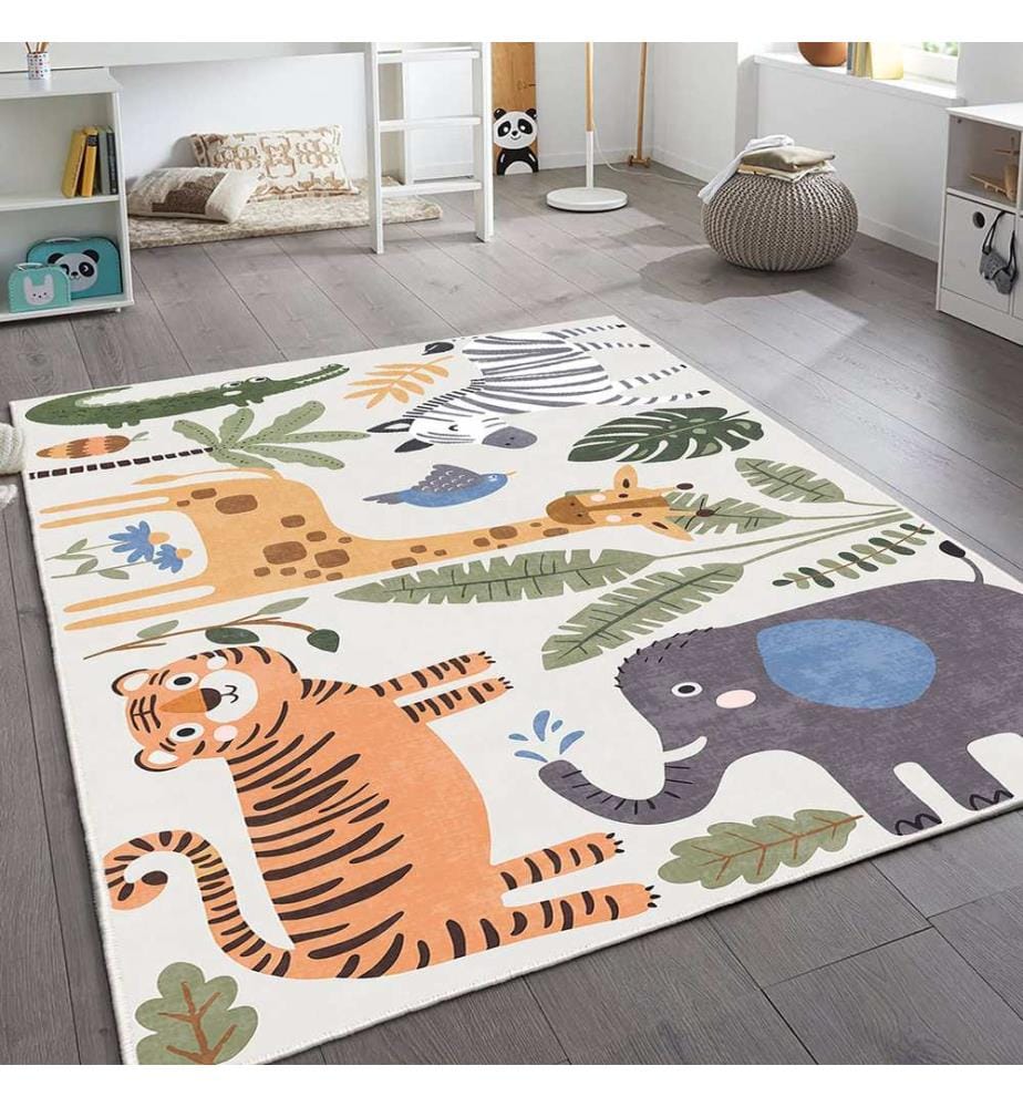 Teppich, 80 x 300 cm, mehrfarbig, 100 % Polyester