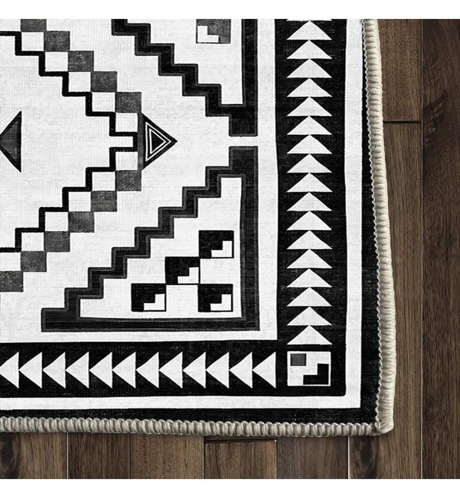 Tappeto, 100 x 150, nero, 100% poliestere