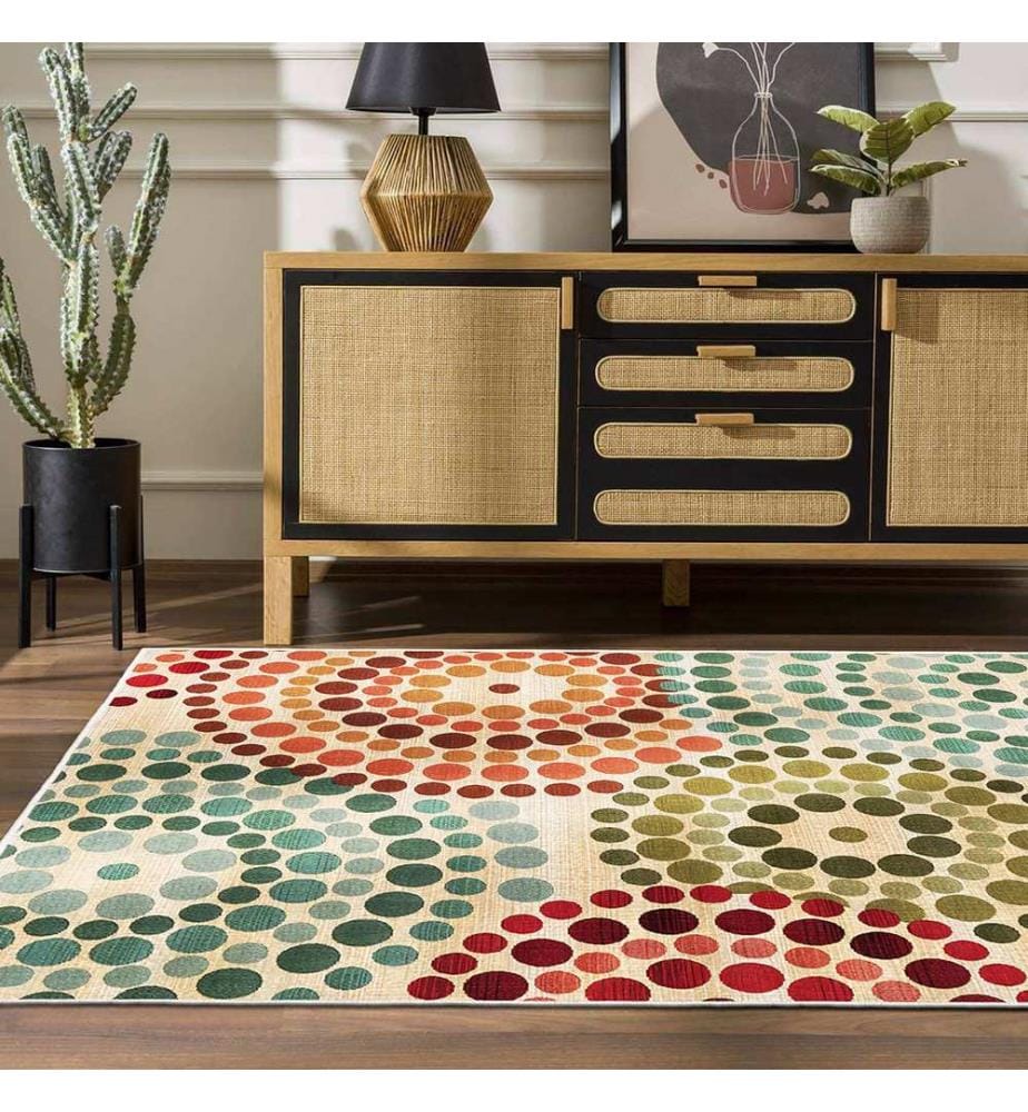 Tapis, 60 x 100, vert, 100% POLYESTER