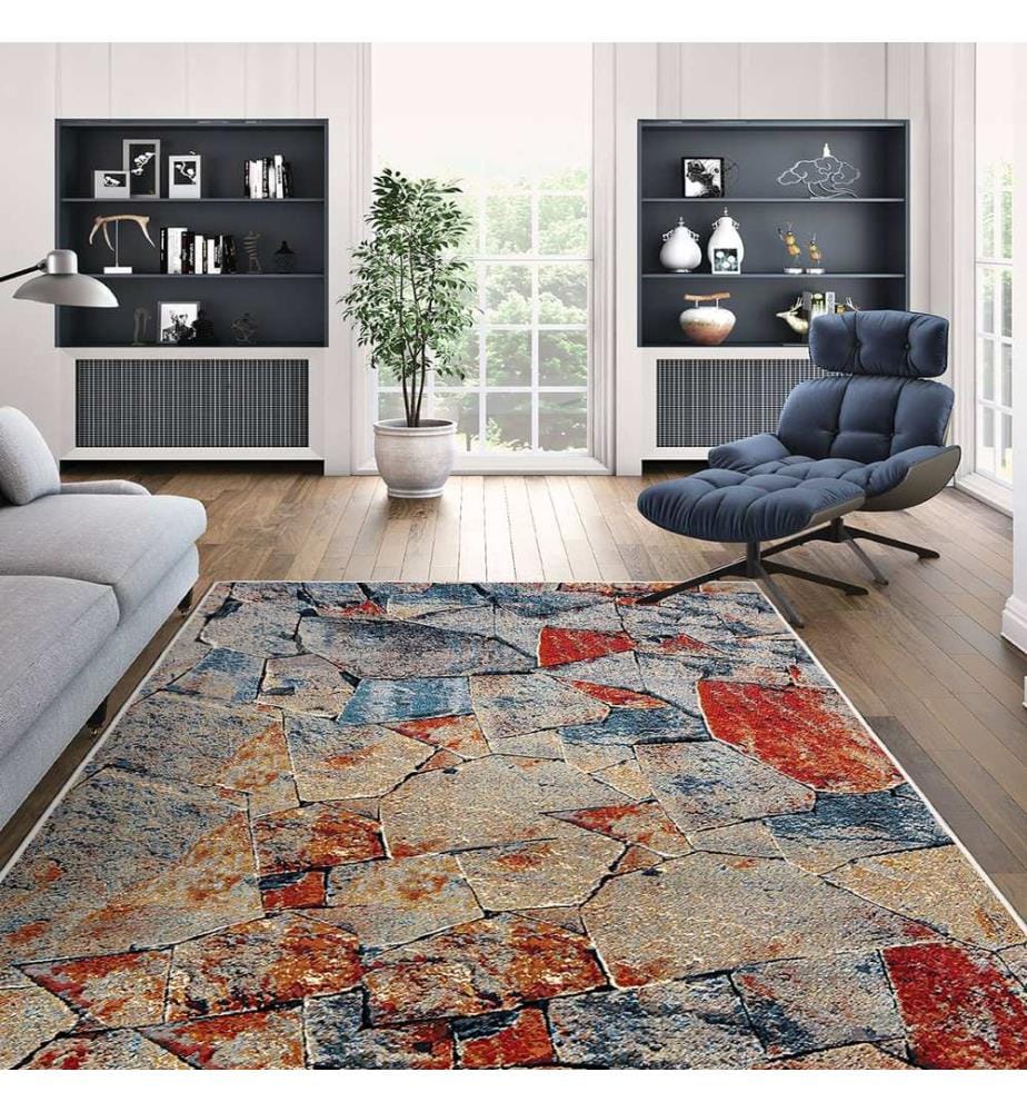 Tappeto, 100 x 300, rosso, 100% poliestere