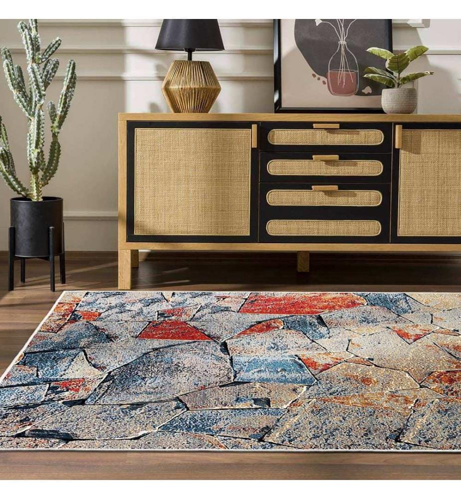 Tappeto, 80 x 150, rosso, 100% poliestere