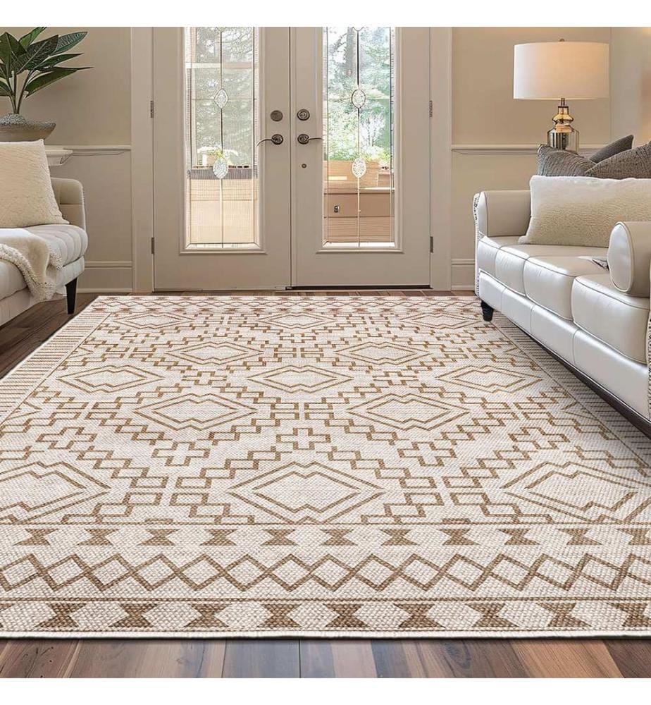 Tappeto, 160 x 230, arancione, 100% poliestere