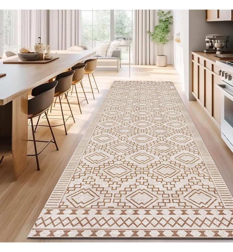 Tappeto, 120 x 180 cm, arancione, 100% poliestere