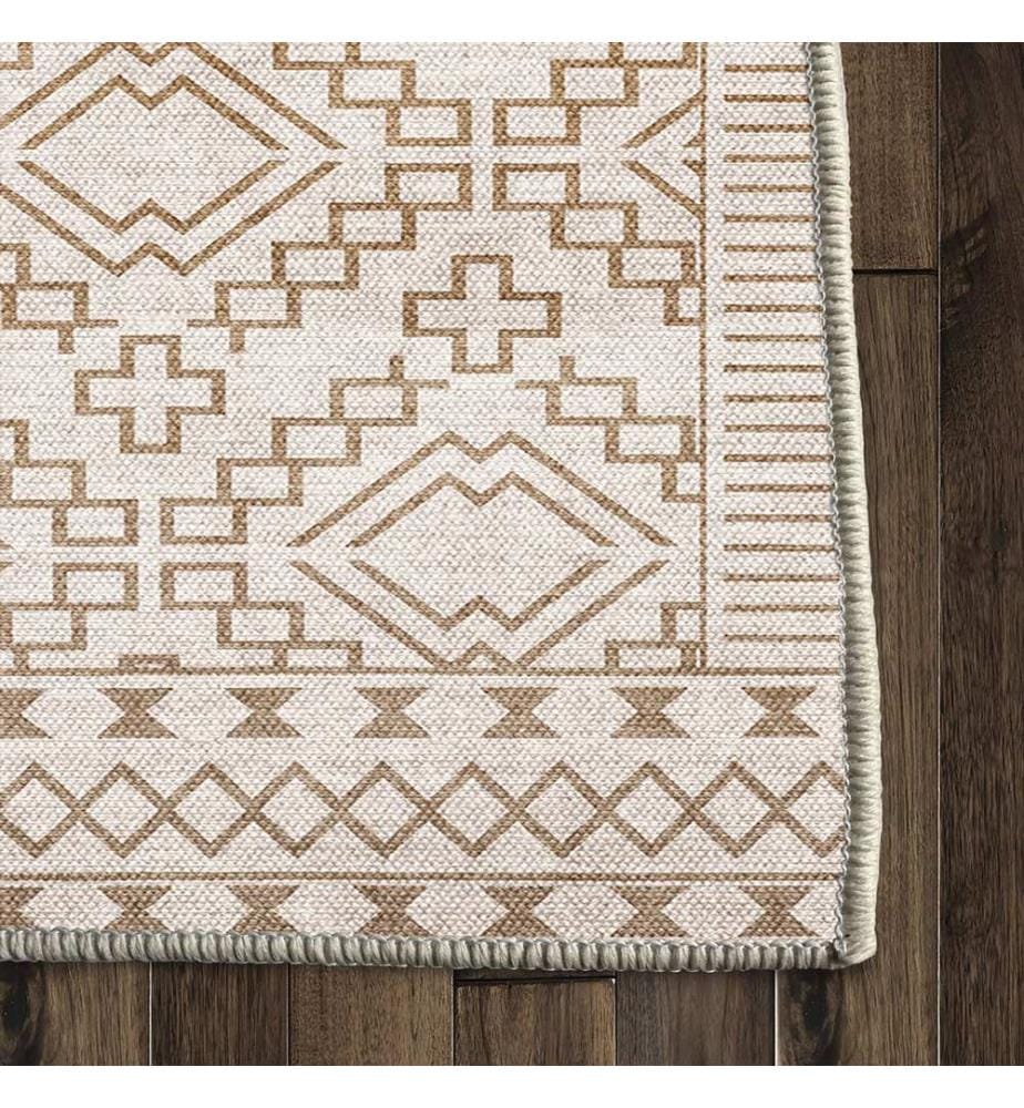 Tappeto, 120 x 180 cm, arancione, 100% poliestere