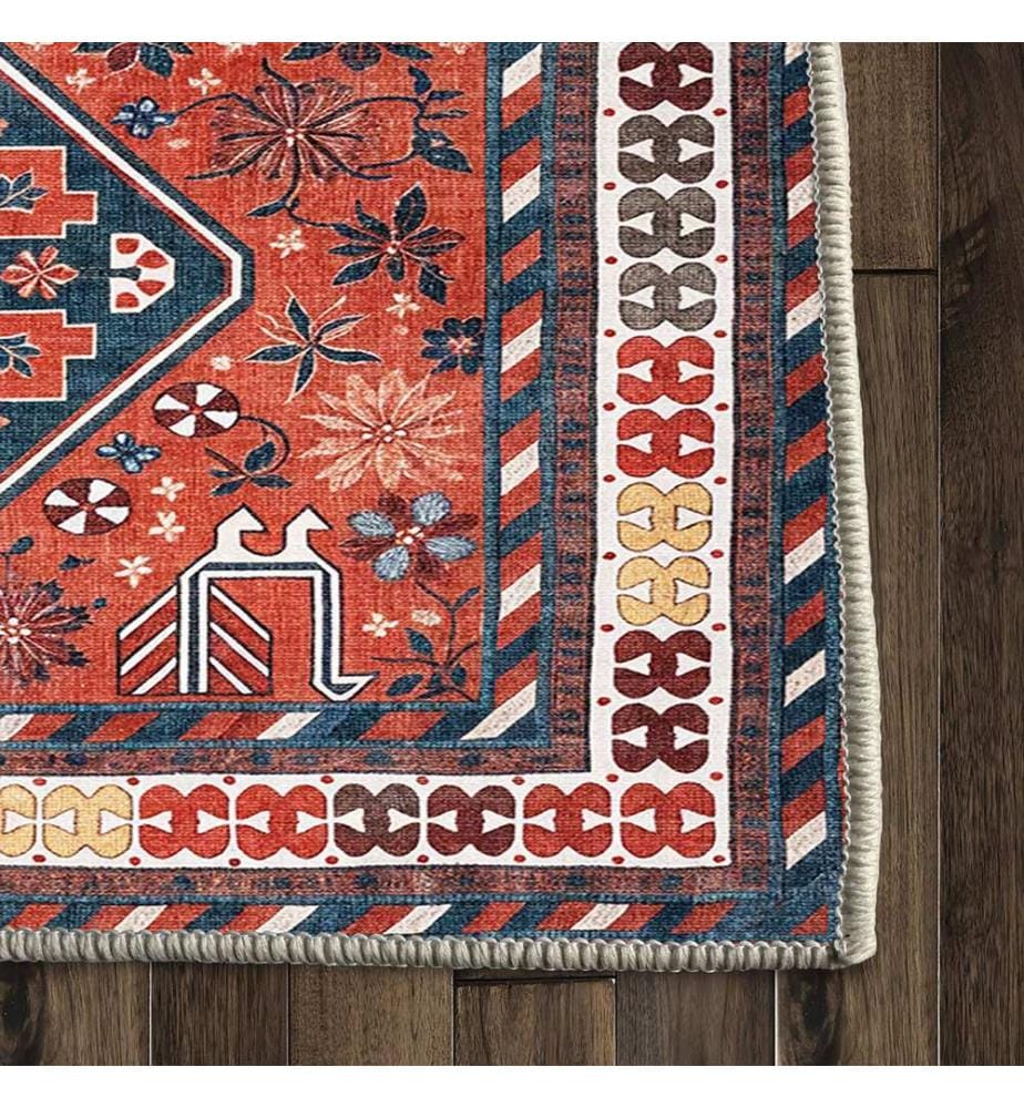 Tapis, 60 x 100, rouge, 100% POLYESTER