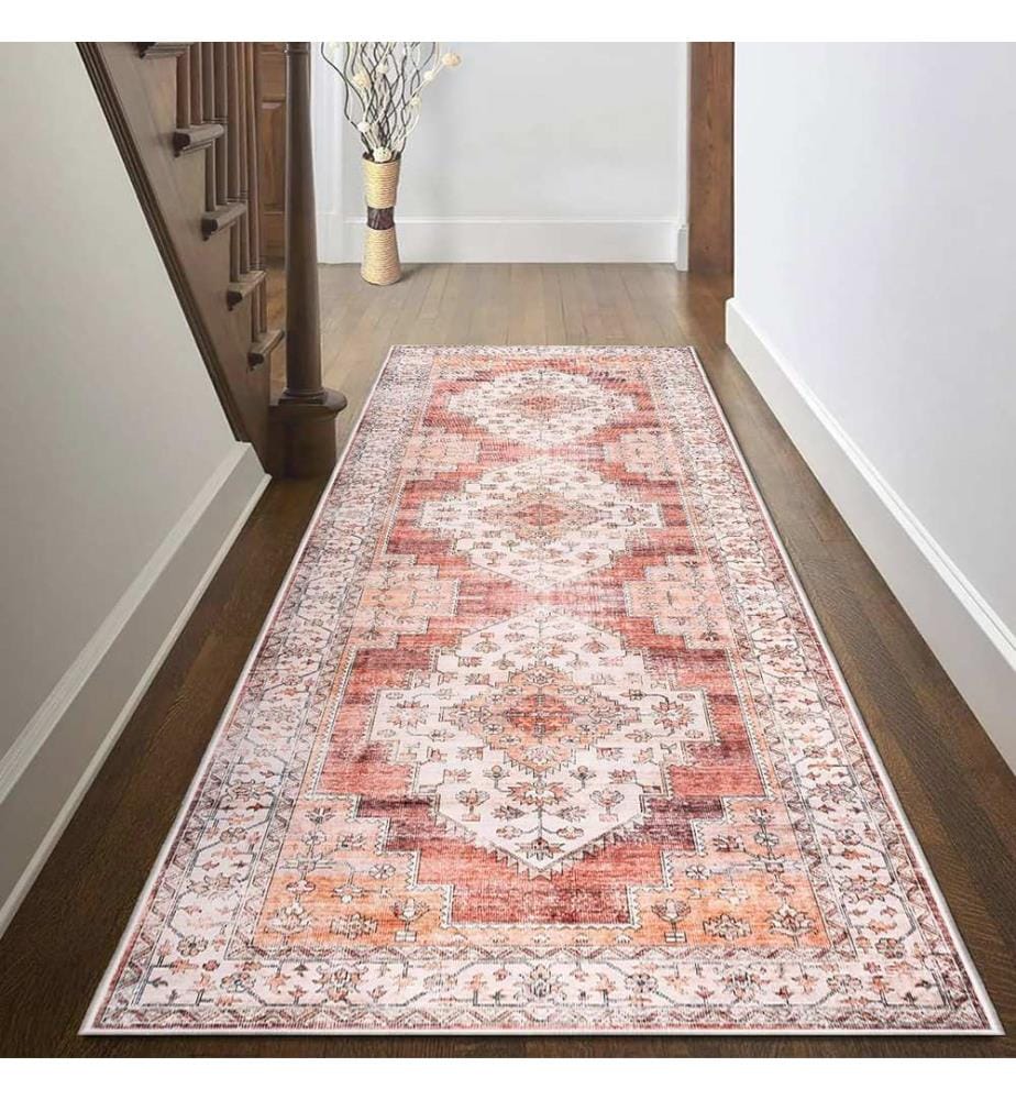 Teppich, 80 x 150 cm, Rosa, 100 % Polyester