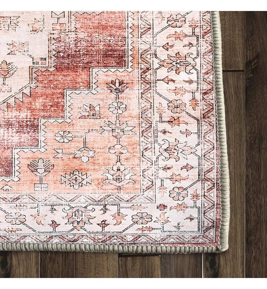 Tapis, 80 x 120, rose, 100% POLYESTER