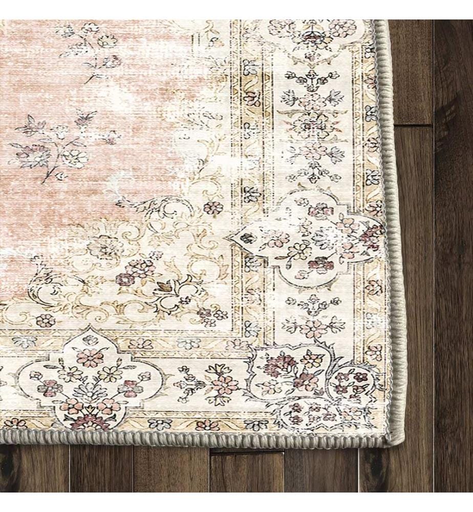 Tappeto, 100 x 150, rosa, 100% poliestere