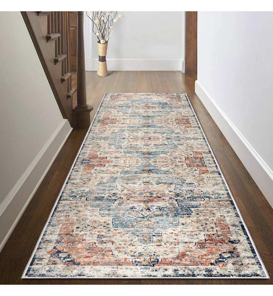 Tappeto, 100 x 200, arancione, 100% poliestere