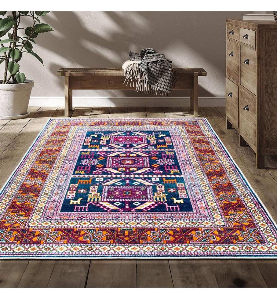 Tappeto, 100 x 200, viola, 100% poliestere