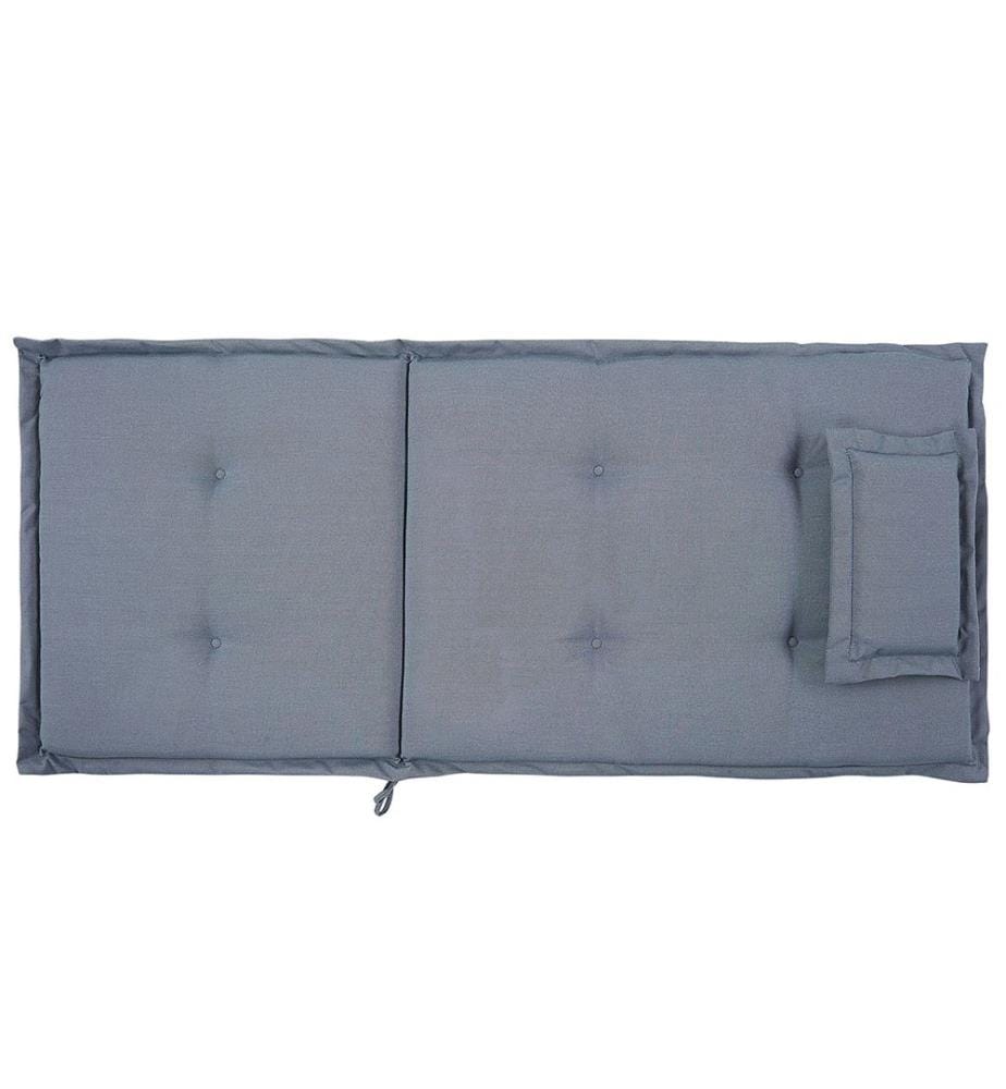 Set di 6 Cuscini Schiena/Seduta JAVA/AMANTEA 50 x 70 cm Blu