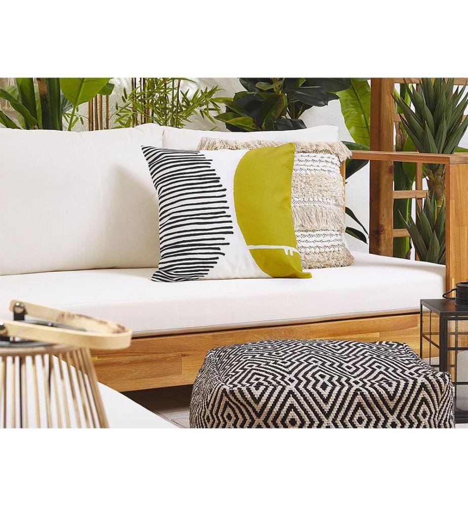 Set di 2 cuscini da esterno PELAGO 45 x 45 cm Multicolore Trama astratta