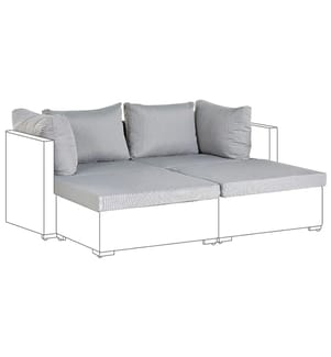 Set di copricuscini per esterni NOTO Grigio