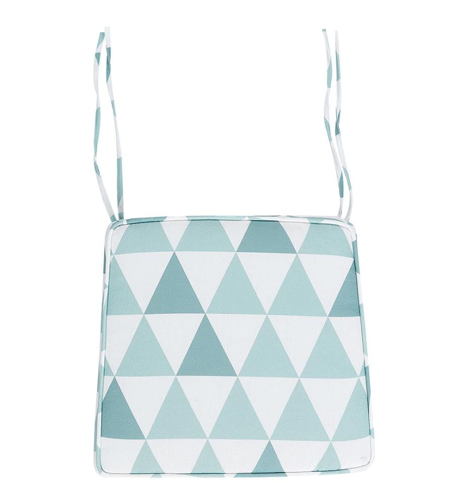 Set di 2 cuscini per sedie TERNI 37 x 34 cm Azzurro