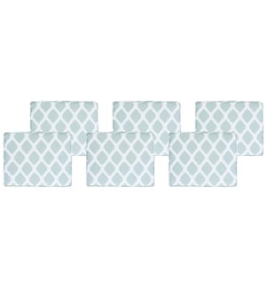 Lot de 6 coussins pour chaises de jardin TOLVE 39 x 31 cm Vert menthe