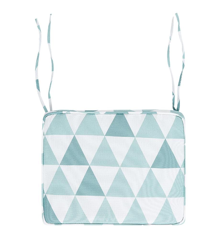 Set di 6 cuscini per sedie TOLVE 39 x 31 cm Azzurro