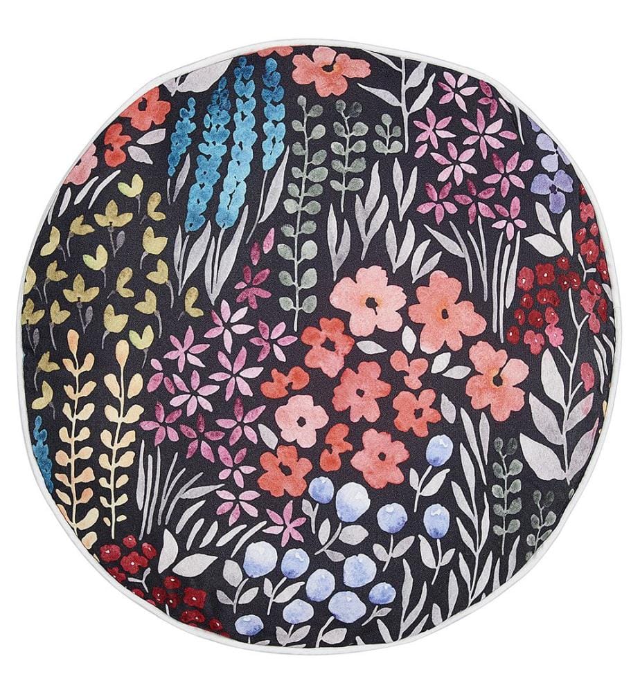 Gartenkissen 2er Set CASTELARO Blumenmuster 40 x 40 cm Bunt