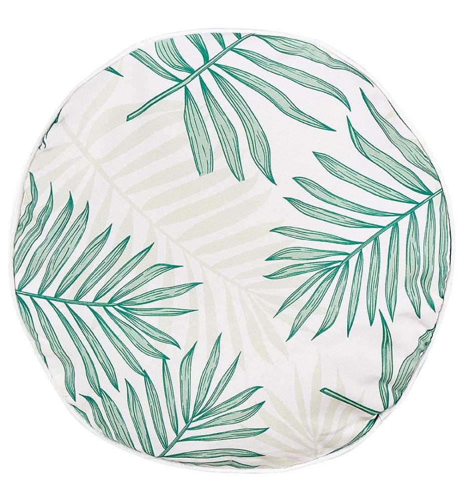 Set di 2 cuscini da esterno POGGIO Trama di piante 40 x 40 cm Verde
