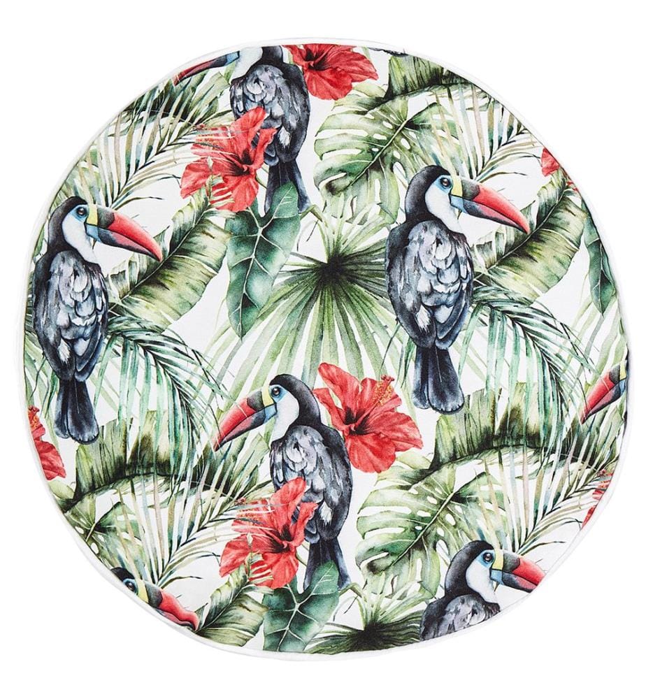 Set di 2 cuscini da esterno MALLARE Trama animale 40 x 40 cm Verde