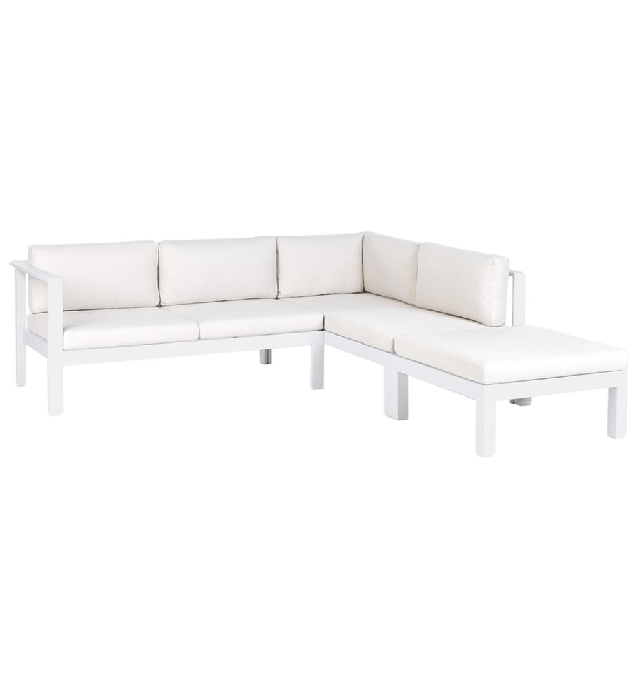 Set di copricuscini per esterni MESSINA Bianco sporco