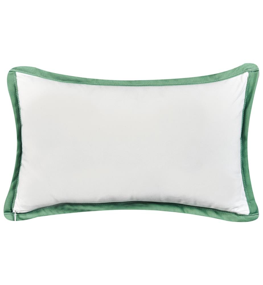 Set di 2 cuscini da esterno MEADOW Trama di piante 30 x 50 cm Verde