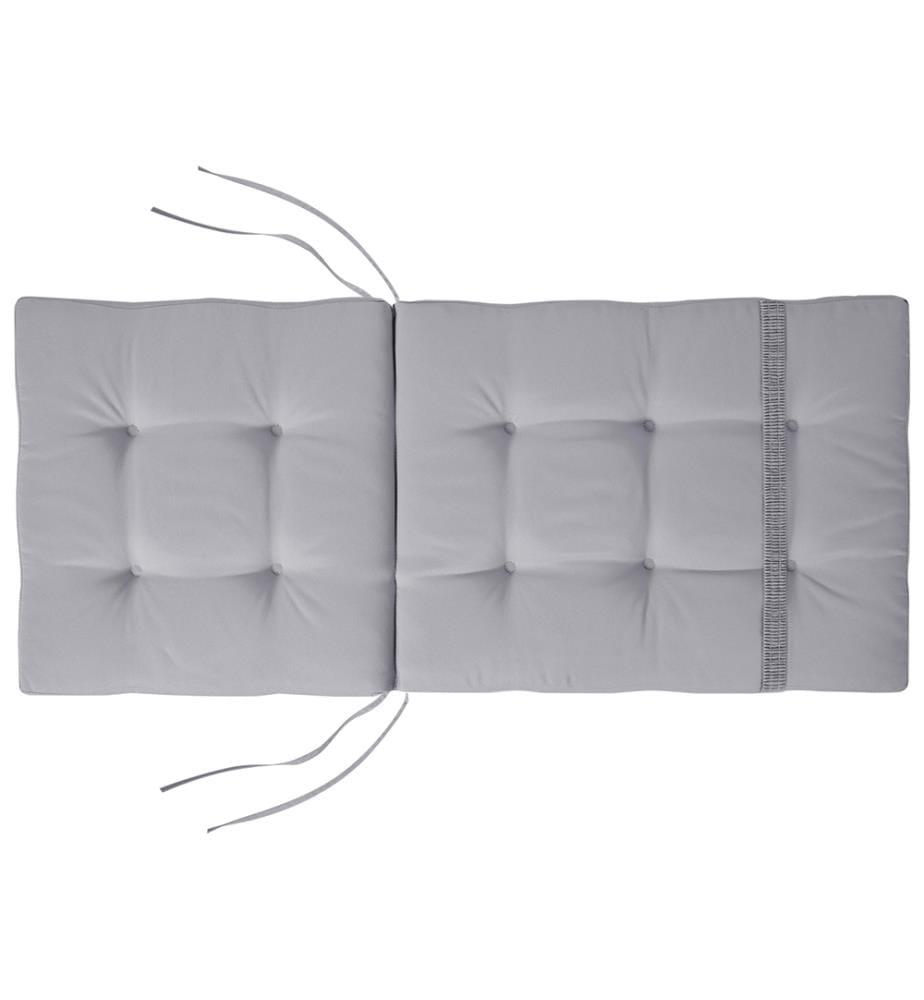 Set di 8 Cuscini Schiena/Seduta MAUI PREMIUM Grigio chiaro