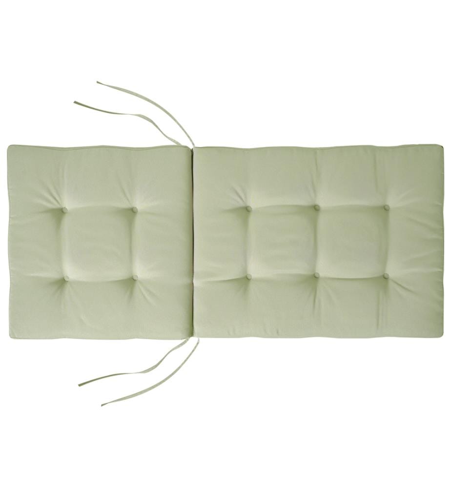 Set di 8 Cuscini Schiena/Seduta MAUI PREMIUM Verde chiaro