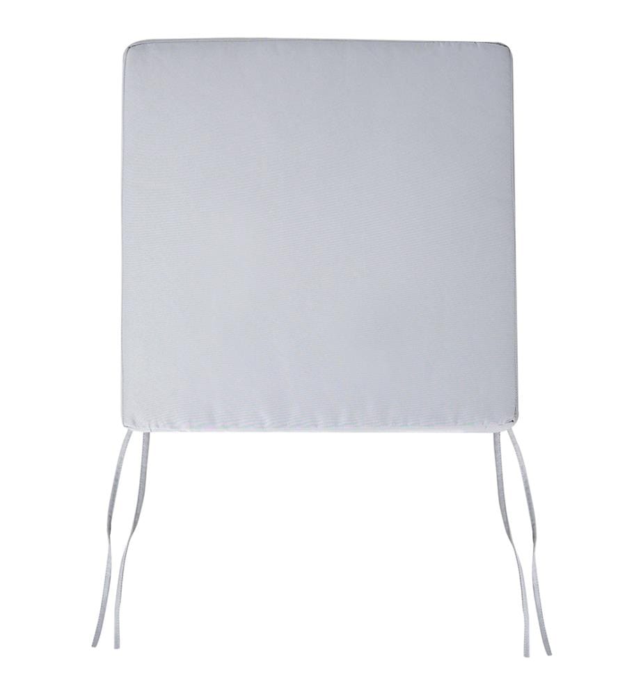 Set di 8 cuscini per sedie SASSARI PREMIUM 46 x 46 cm Grigio chiaro