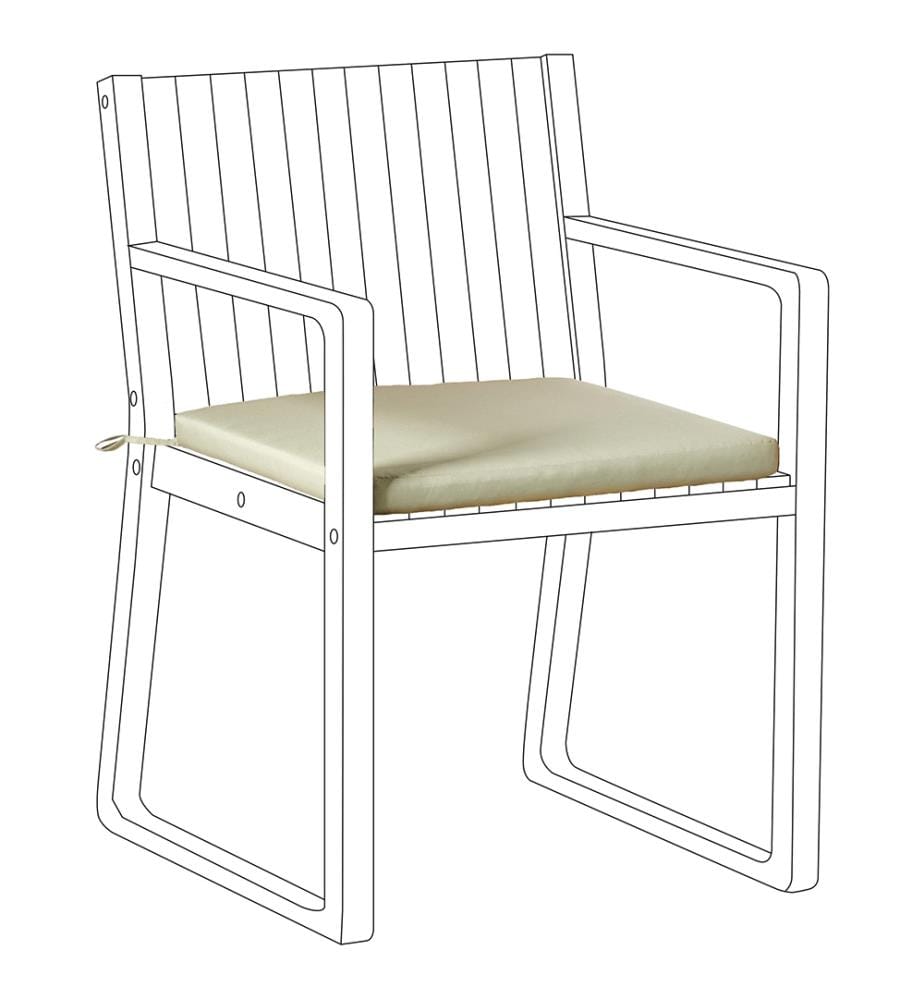 Cuscino per sedia SASSARI PREMIUM 46 x 46 cm Verde chiaro