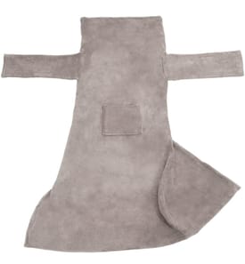 2 Coperte con maniche - 200 x 170 cm, grigio