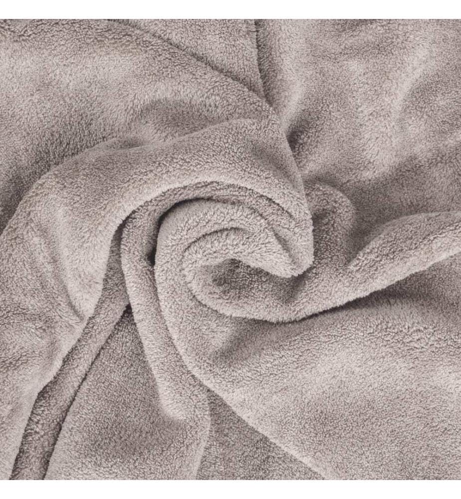 Lot de 2 plaids avec manches - 200 x 170 cm, gris