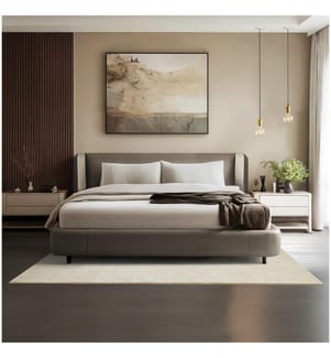 Tapis à poils ras SOFT ZONE - beige, 140 x 200 cm