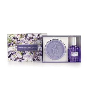 Geschenkset Lavendel Duftseife & Eau de Toilette