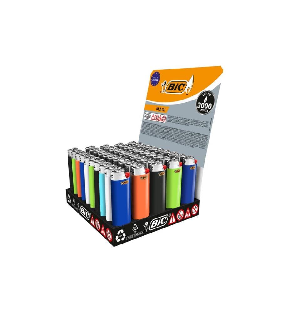 BIC - Reibradfeuerzeug J26 Maxi, 50er Pack