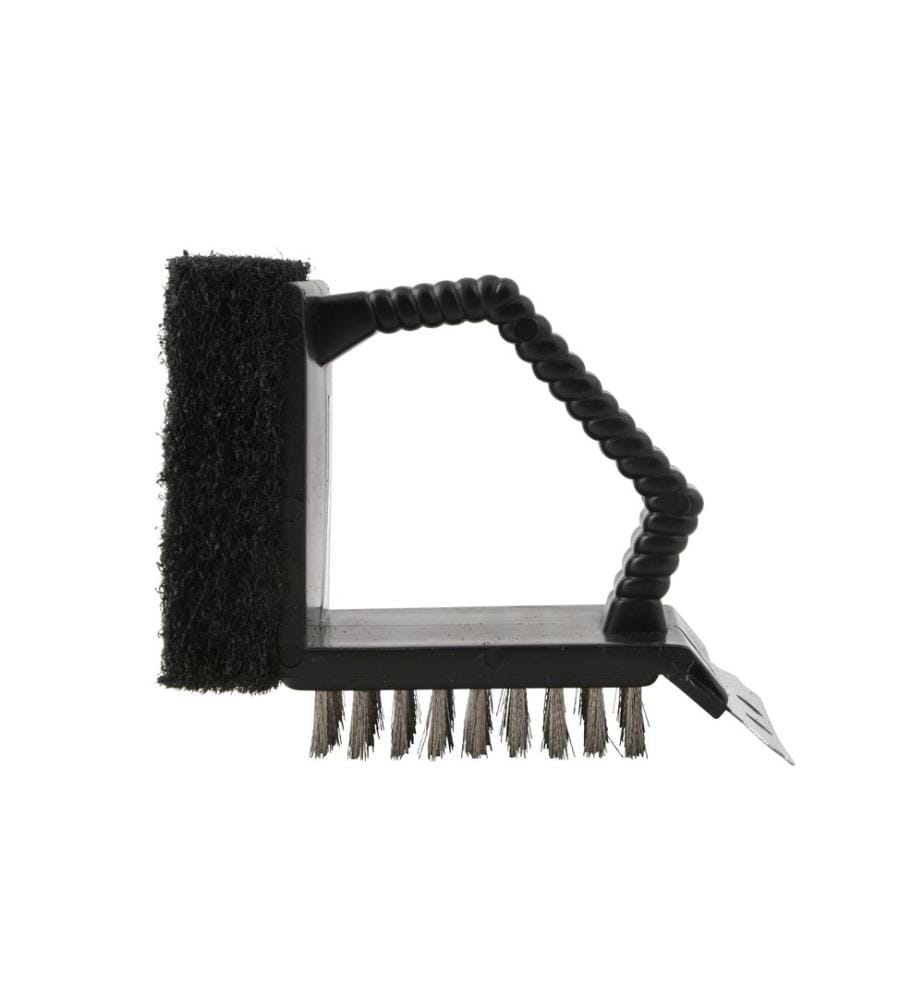 Dangrill - Brosse pour barbecue 3 en 1, Noir