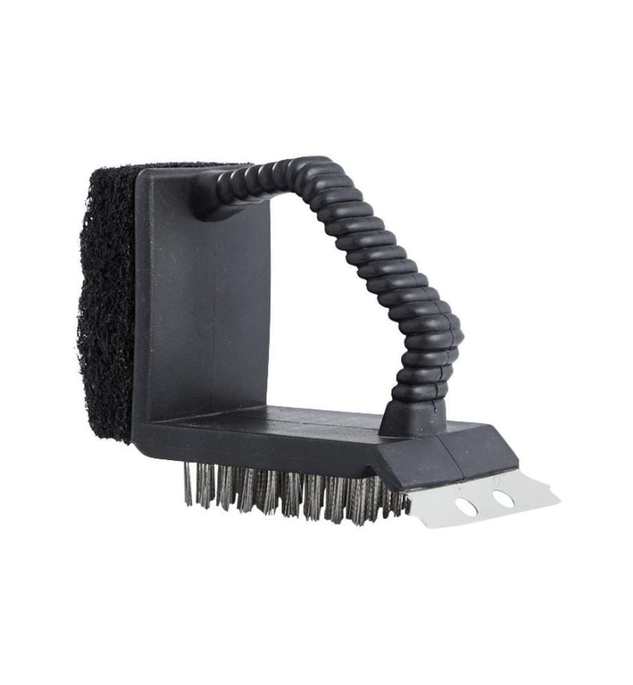 Dangrill - Brosse pour barbecue 3 en 1, Noir