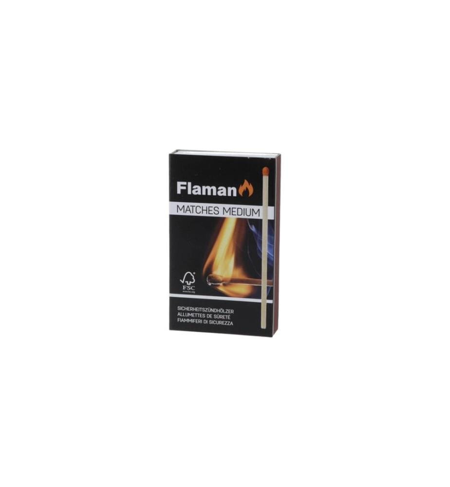 FLAMAN - Allume-feu pour barbecue Matches Medium, 50 pièces