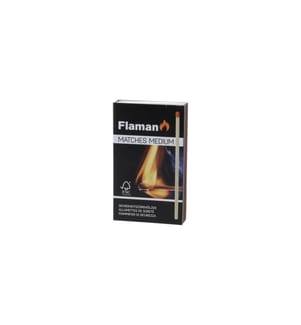 FLAMAN - Allume-feu pour barbecue Matches Medium, 50 pièces