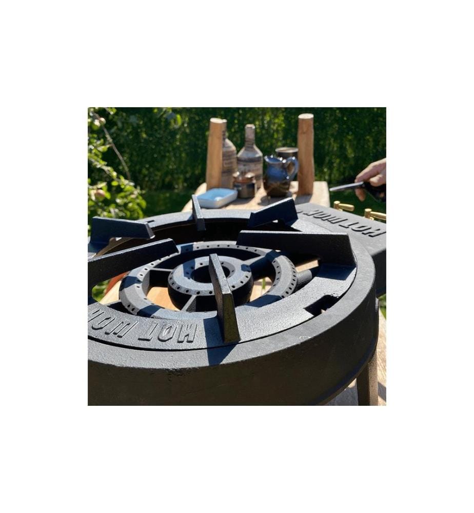 Hot Wok - Grille de cuisson Anneau de brûleur plat Par 12 kW