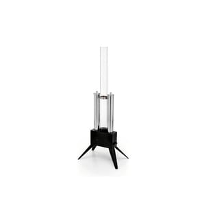 Landmann - Torche à pellets 135 cm, noir/inox