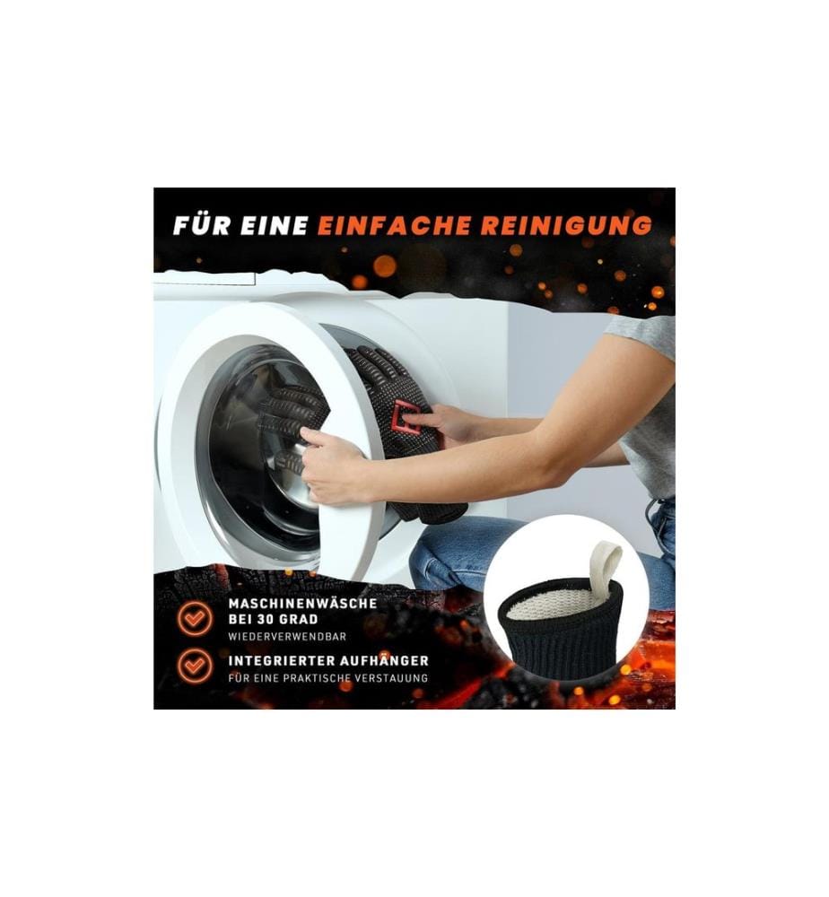 Flipline - Grillhandschuh L Schwarz