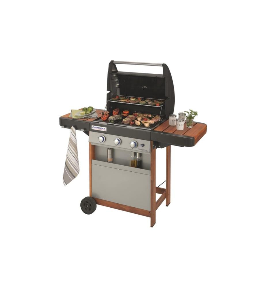 Campingaz - Barbecue au gaz BBQ 3 Series Woody L (CH)
