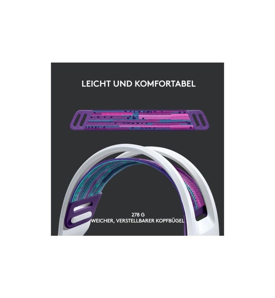 LOGITECH - Headset G733 Lightspeed Weiss