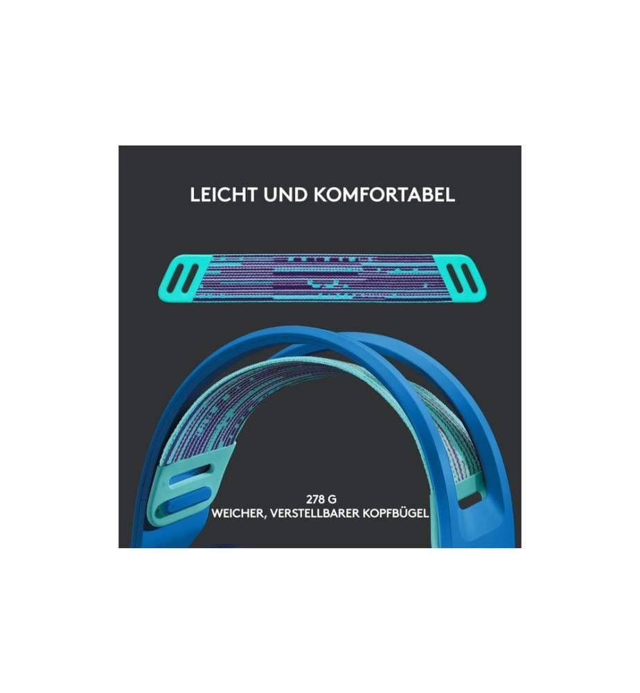 LOGITECH - Headset G733 Lightspeed Blau