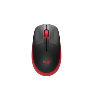 LOGITECH - Souris M190 Rouge/Noir, sans fil