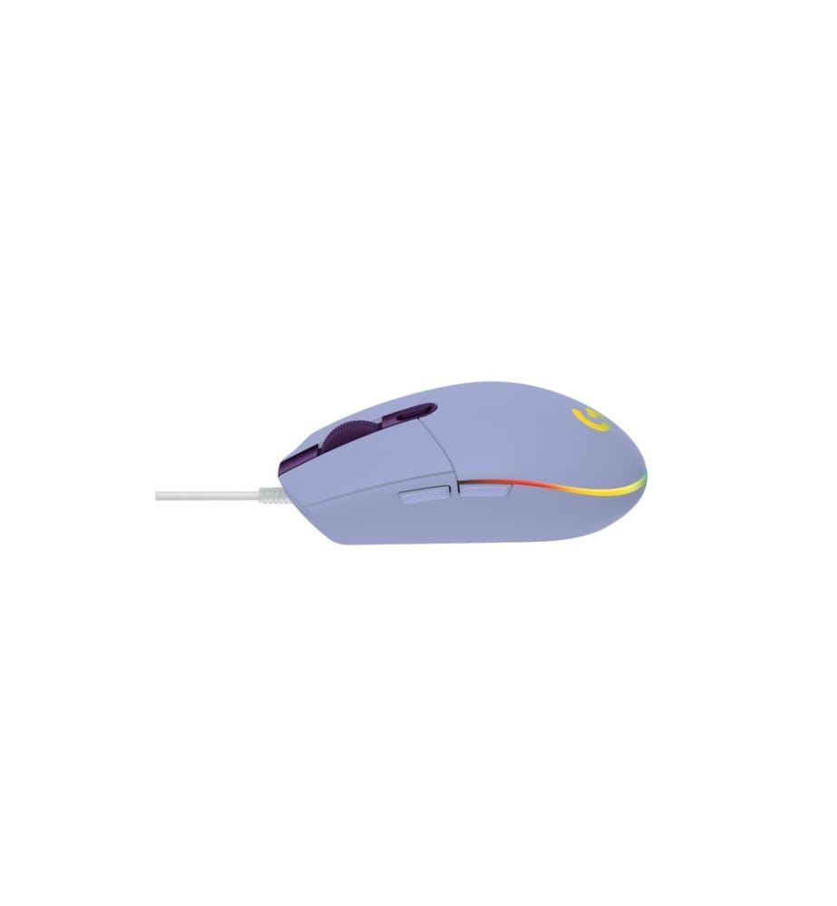 LOGITECH - Souris de gaming G203 Lightsync Violet