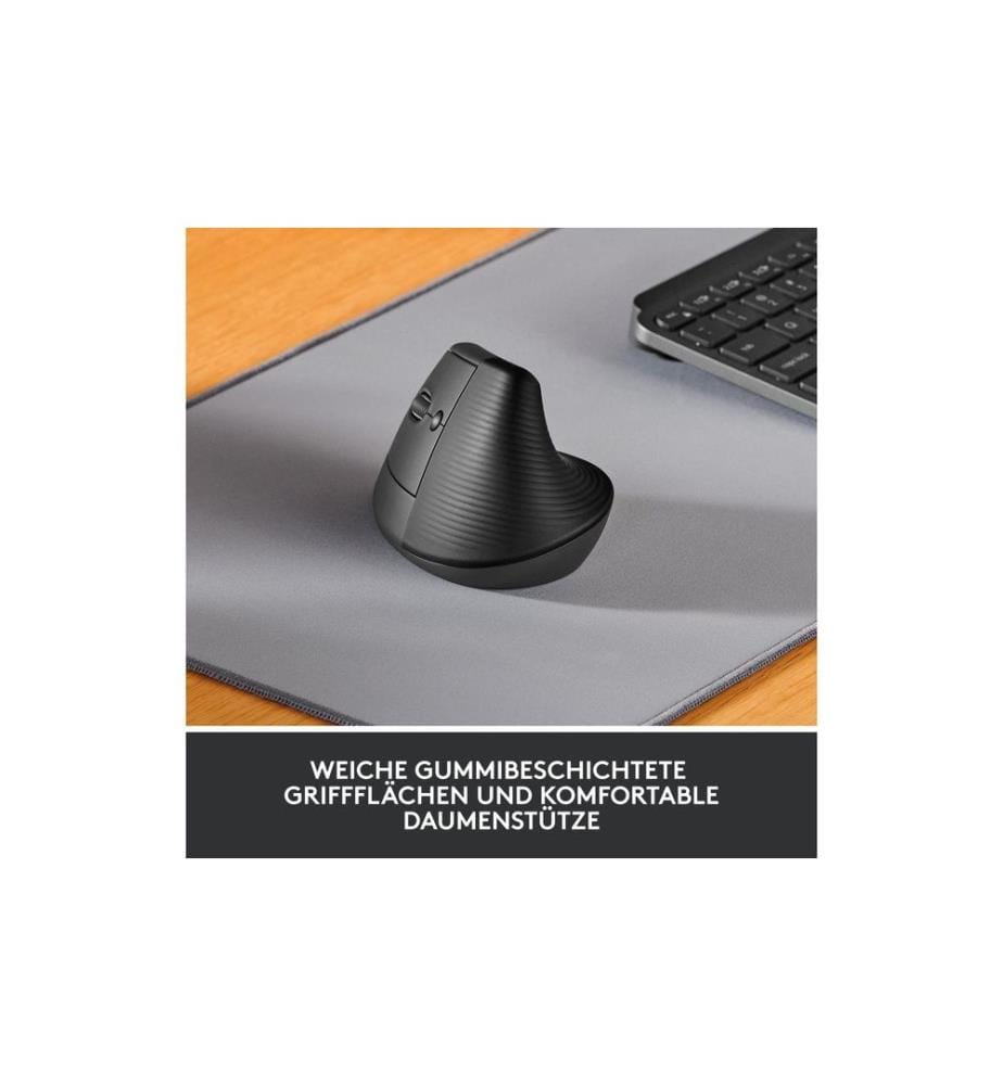 LOGITECH - Souris ergonomique Lift Left Graphite
